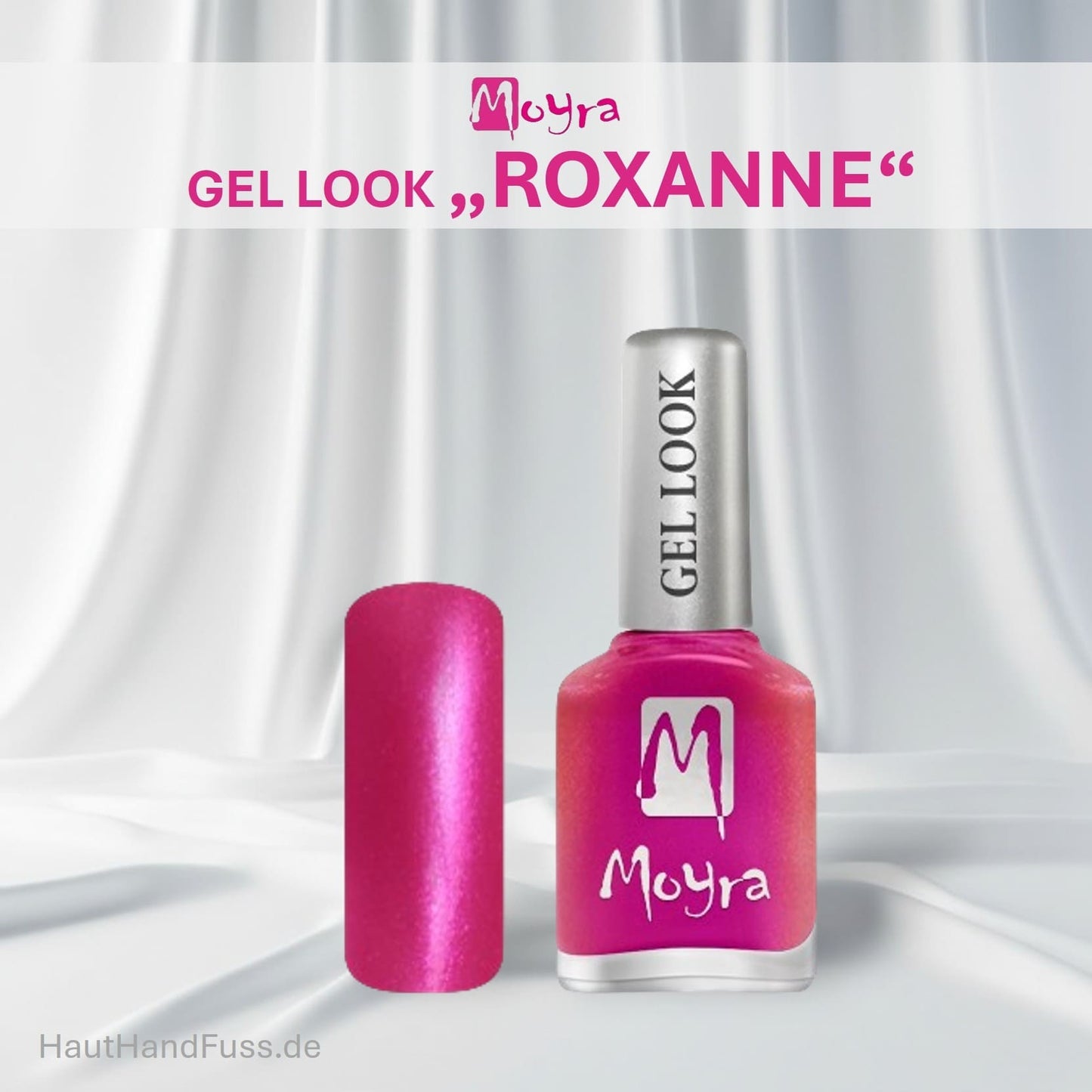 Moyra Gel Look Nagellack Roxanne bei HautHandFuss.de