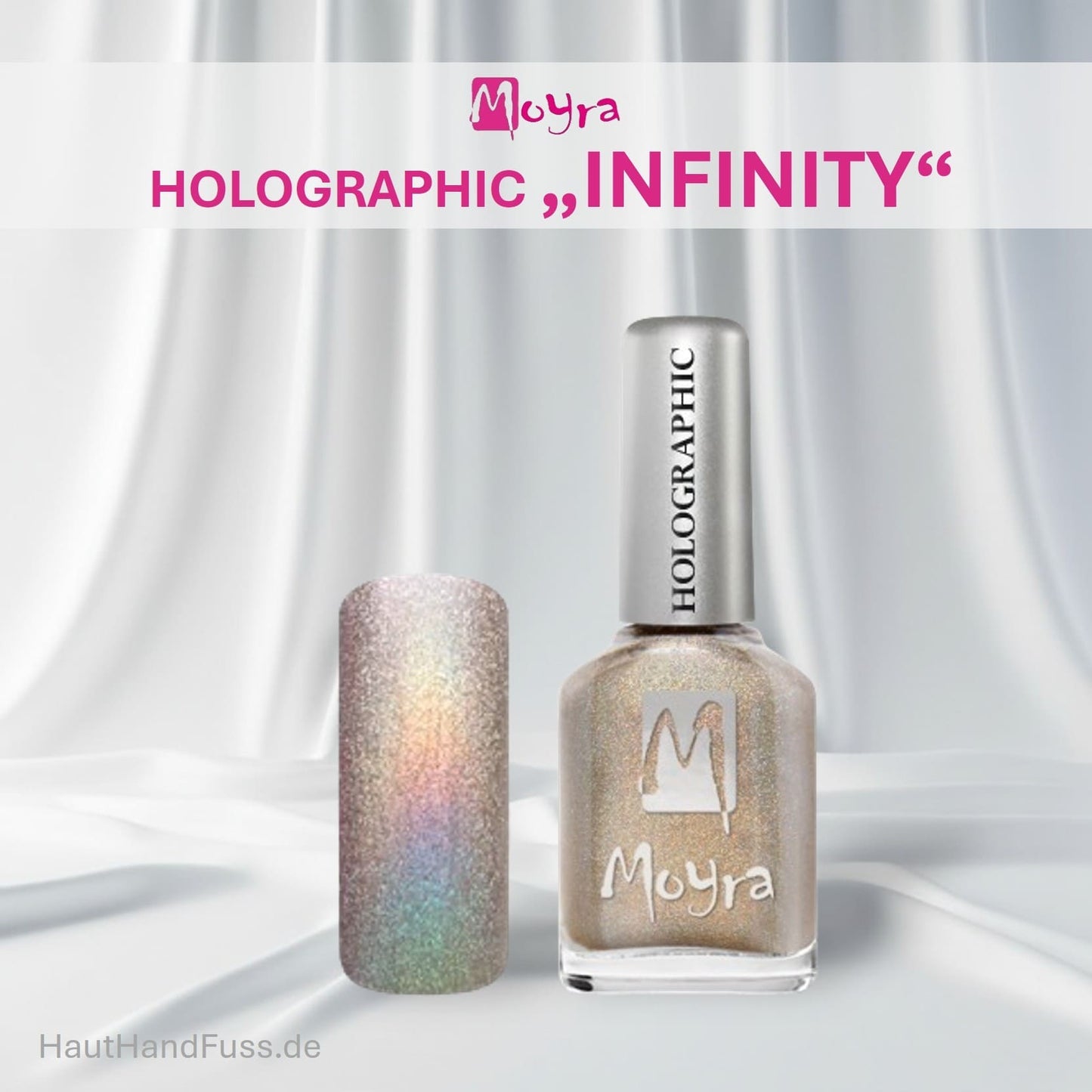 Moyra holographic Nagellack Infinity bei HautHandFuss.de