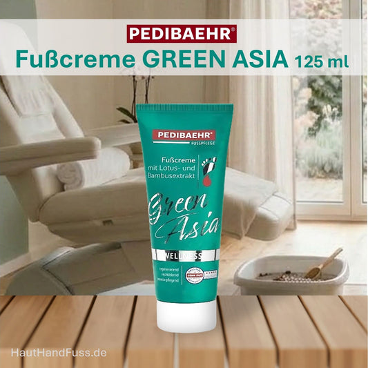 PEDIBAEHR Fußcreme Green Asia mit Lotus- und Bambusextrakt 125 ml bei HautHandFuss.de