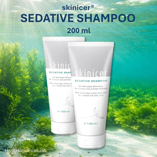 skinicer SEDATIVE SHAMPOO 200 ml Haarwäsche bei juckender Kopfhaut bei HautHandFuss.de