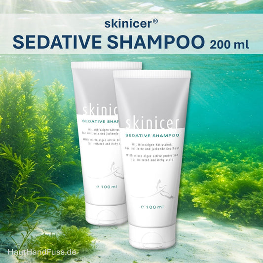 skinicer SEDATIVE SHAMPOO 200 ml Haarwäsche bei juckender Kopfhaut bei HautHandFuss.de