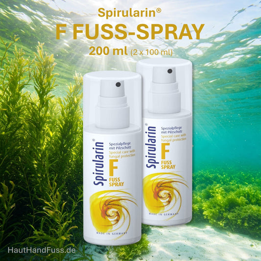Spirularin F Fußspray bei Fußpilz und Schwitzfüßen 200 ml