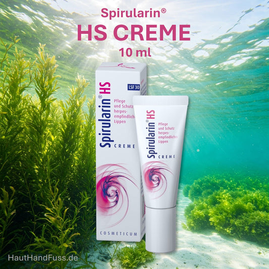 Spirularin HS CREME 10 ml für herpesempfindliche Lippen mit LSF 30 bei hauthandfuss.de