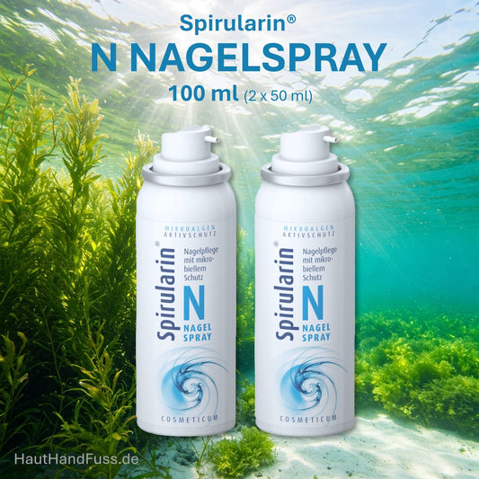 Spirularin N Nagelspray 100 ml bei pilzempfindlichen Nägeln bei hauthandfuss.de
