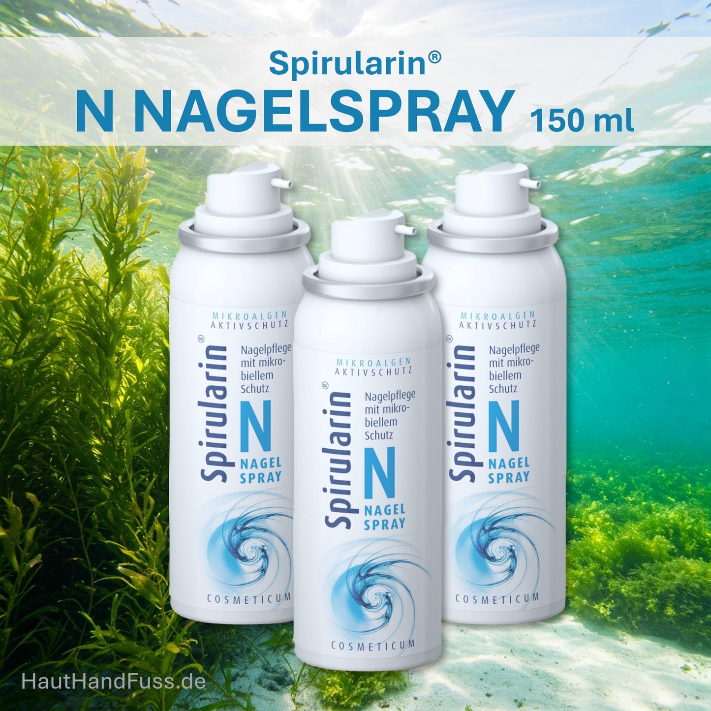 Spirularin N Nagelspray 150 ml bei pilzempfindlichen Nägeln bei hauthandfuss.de