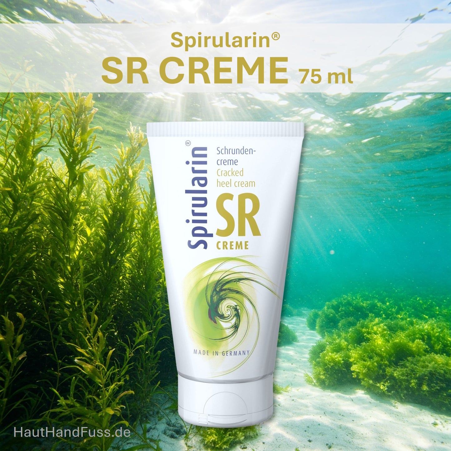 Spirularin SR Creme 75 ml extremer Hornhaut und rissigen Fersen bei hauthandfuss.de