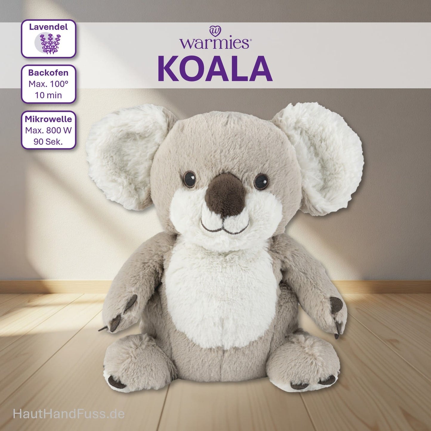 Warmies® Wärmestofftier Koala zum Kuscheln bei HandHautFuss.de