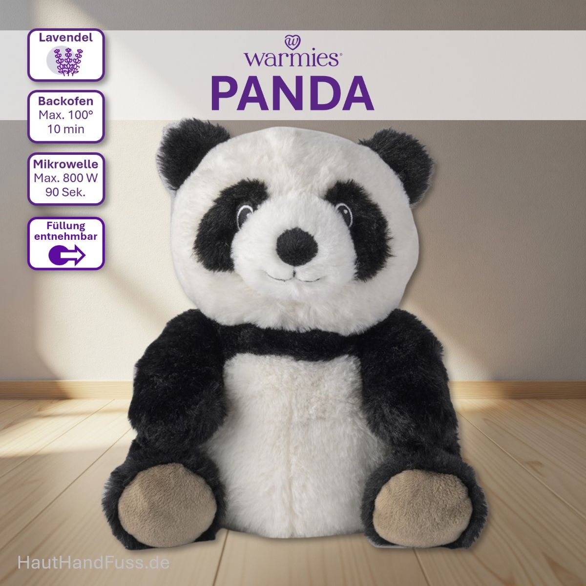 Warmies Wärmetier PANDA bei HautHandFuss.de