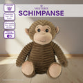 Warmies® Chimpanzee Heatable Plush Toy - Cuddly Toy with Lavender Scent