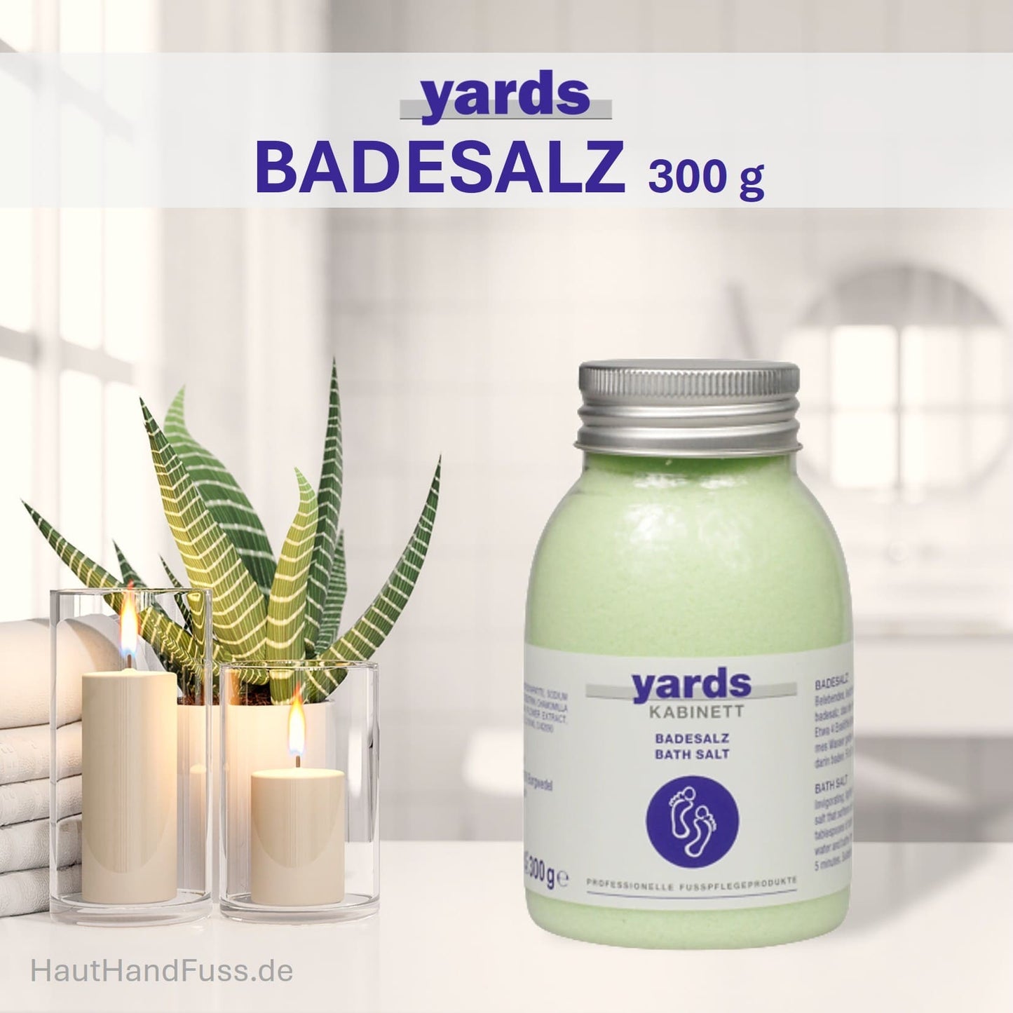 YARDS BADESALZ 300 g schonende Fußreinigung und Belebung bei HautHandFuss.de