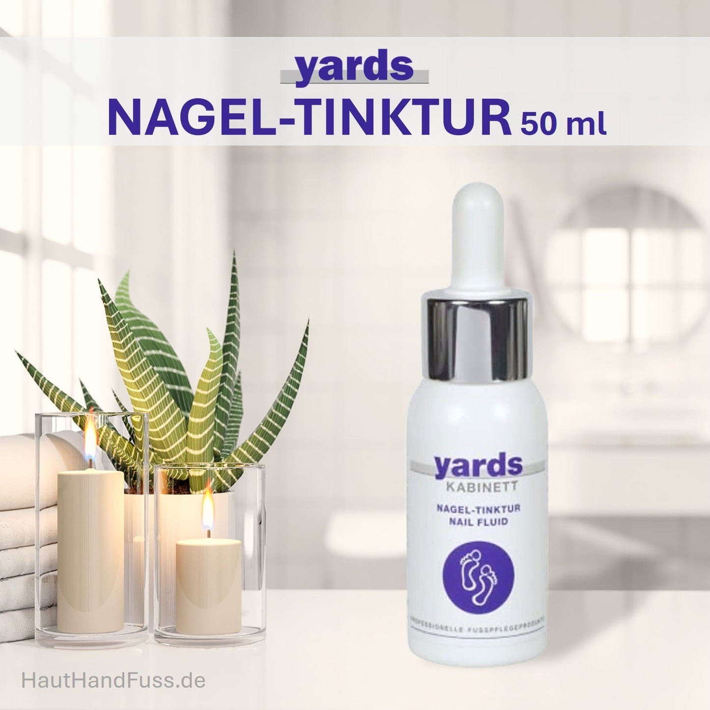 YARDS NAGEL-TINKTUR 50 ml mit Keratin bei brüchigen Nägeln bei HautHandFuss.de