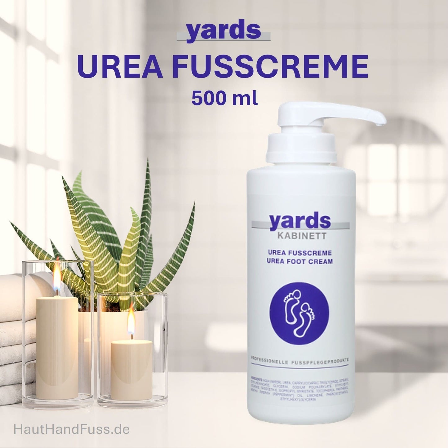 yards UREA FUSSCREME 500 ml diabetikergeeignet bei HautHandFuss.de