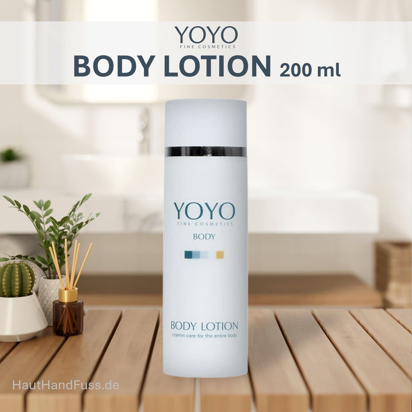 YOYO Body Lotion für glatte, straffe Haut mit tonisierender Wirkung bei HautHandFuss.de