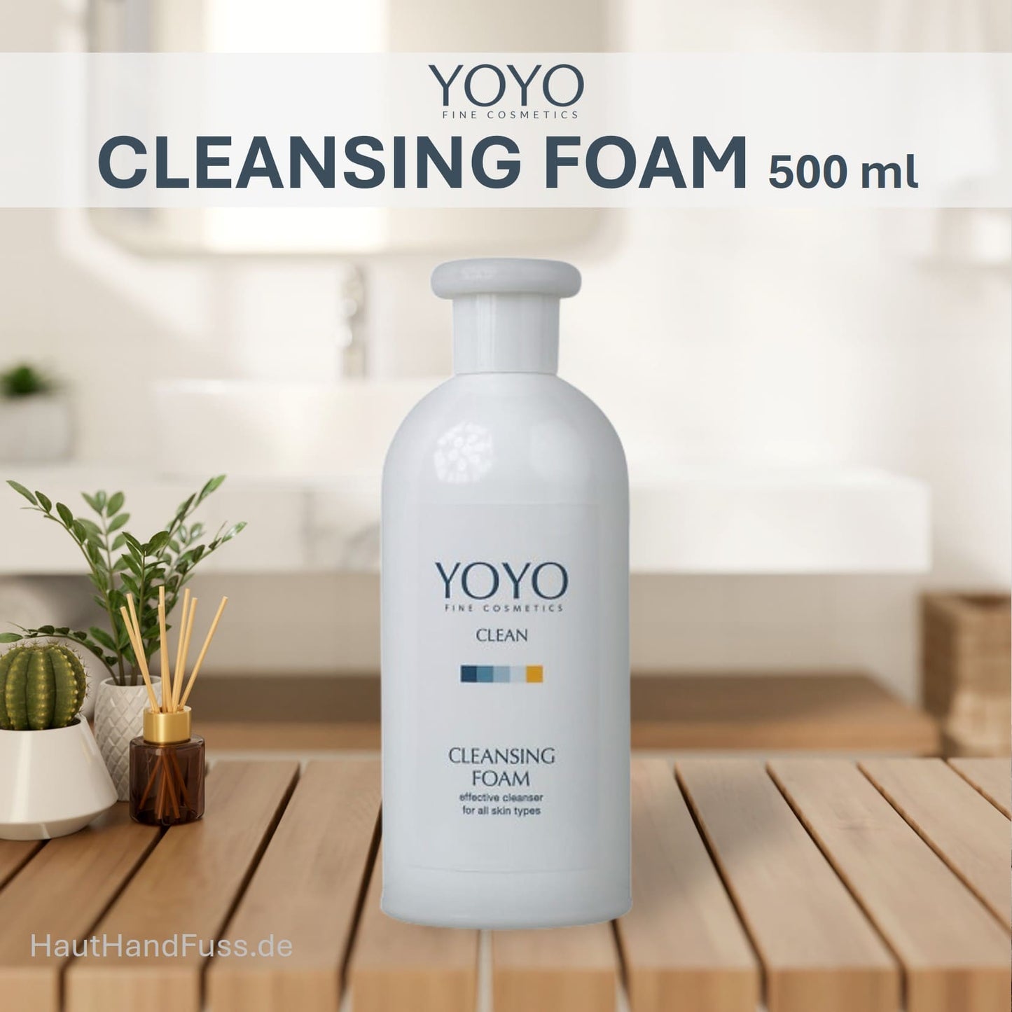 YOYO Cleansing Foam 500 ml seifenfreies Gesichtsreinigungsgel bei HautHandFuss.de