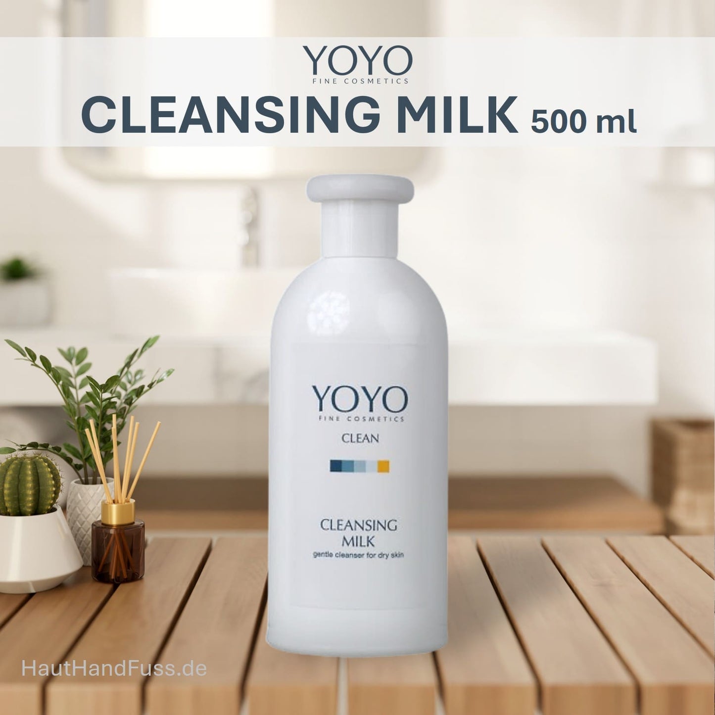 YOYO Cleansing Milk 500 ml Gesichtsreinigungs-Milch für sensible Haut bei HautHandFuss.de