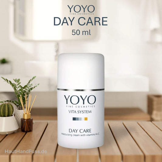YOYO Day Care 50 ml geschmeidige Tagescreme als Schutz vor lichtbedingter Hautalterung bei HautHansFuss.de