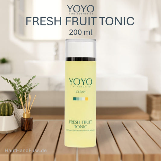 YOYO Fresh Fruit Tonic 200 ml frisch-fruchtiges Gesichtswasser zur Hautbildverfeinerung bei HautHandFuss.de
