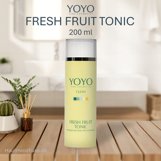 YOYO Fresh Fruit Tonic 200 ml frisch-fruchtiges Gesichtswasser zur Hautbildverfeinerung bei HautHandFuss.de