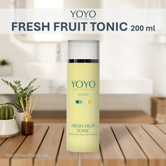 YOYO Fresh Fruit Tonic 200 ml frisch-fruchtiges Gesichtswasser zur Hautbildverfeinerung bei HautHandFuss.de