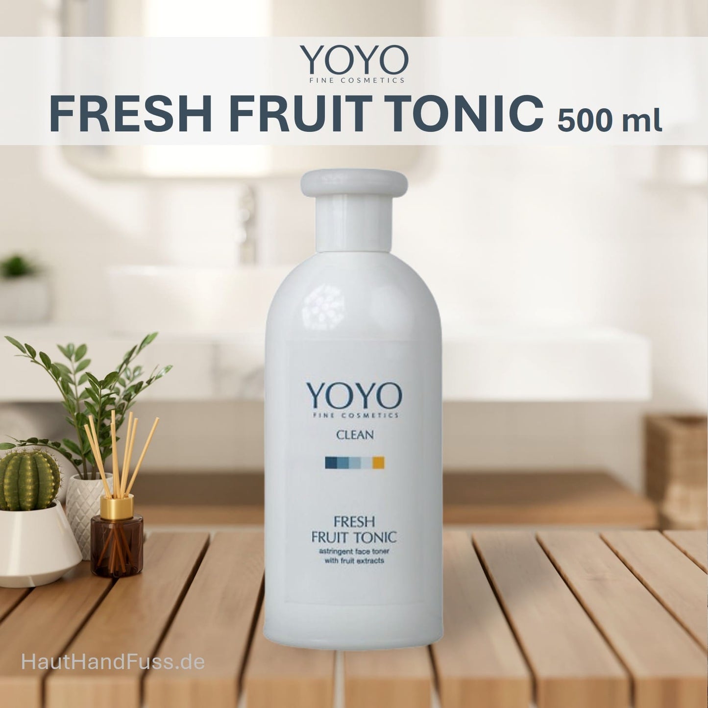 YOYO Fresh Fruit Tonic 500 ml frisch-fruchtiges Gesichtswasser zur Hautbildverfeinerung bei HautHandFuss.de
