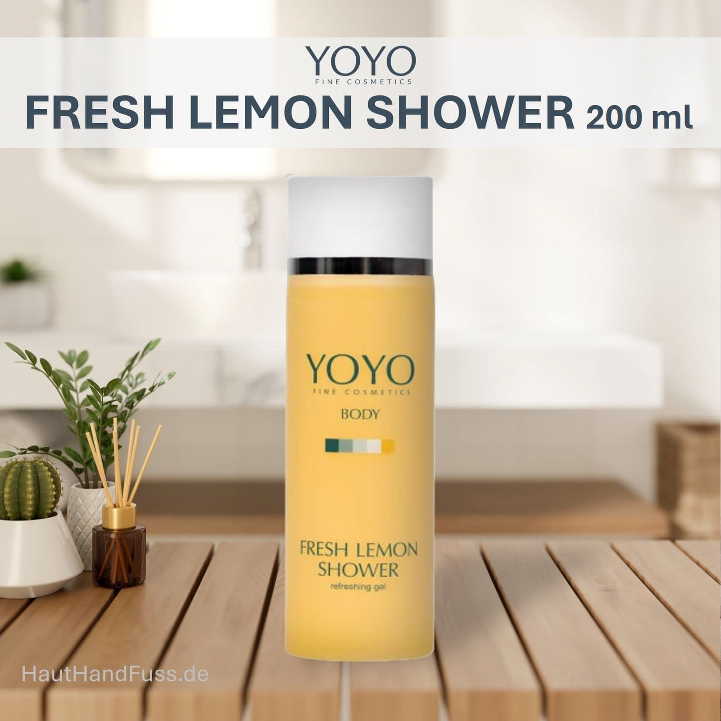 YOYO Fresh Lemon Shower belebendes mildes Duschgel bei HautHandFuss.de