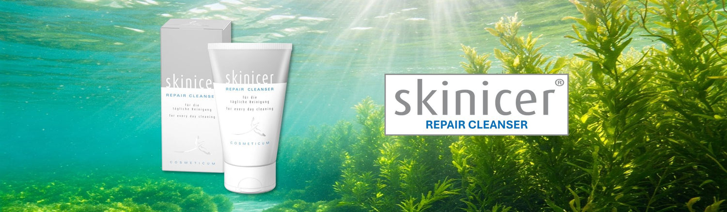 skinicer® Repair Cleanser – pH-neutrale Gesichtsreinigung mit Spiralin® für Problemhaut und empfindliche Haut