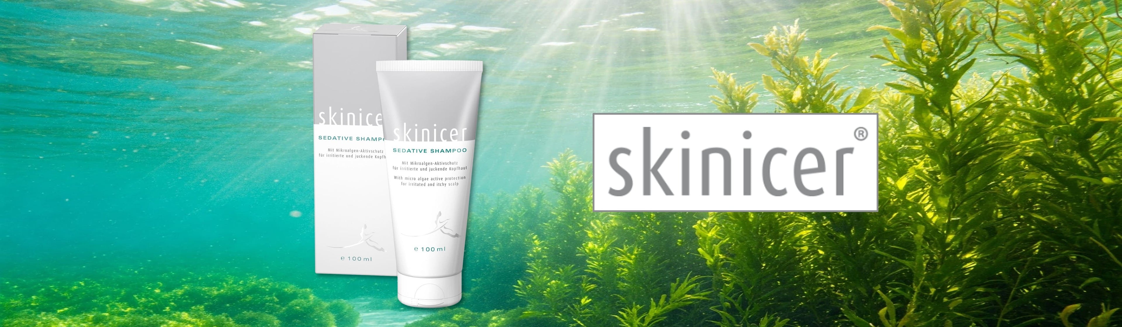 Skinicer Sedative Shampoo bei juckender, gereizter Kopfhaut und Neurodermitis