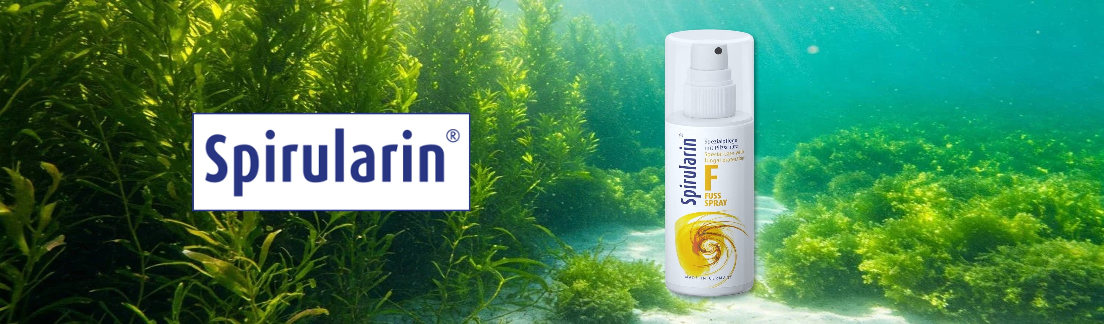 Spirularin F Fußspray bei pilzempfindlicher Fußhaut