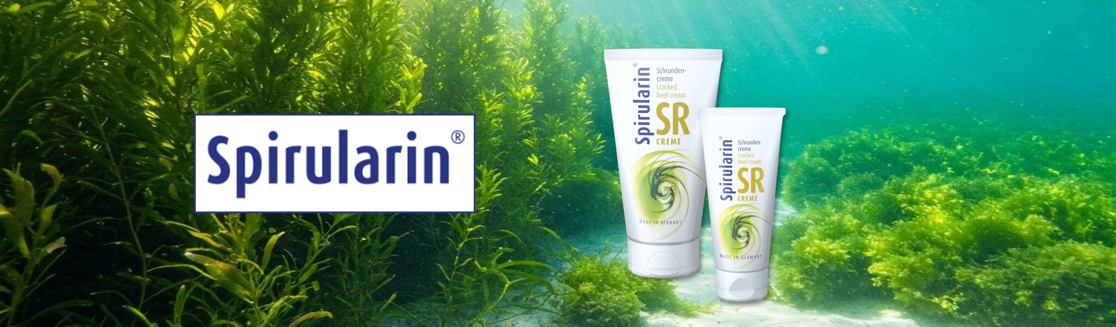 Spirularin SR Creme bei rissiger Hornhaut und Schrunden