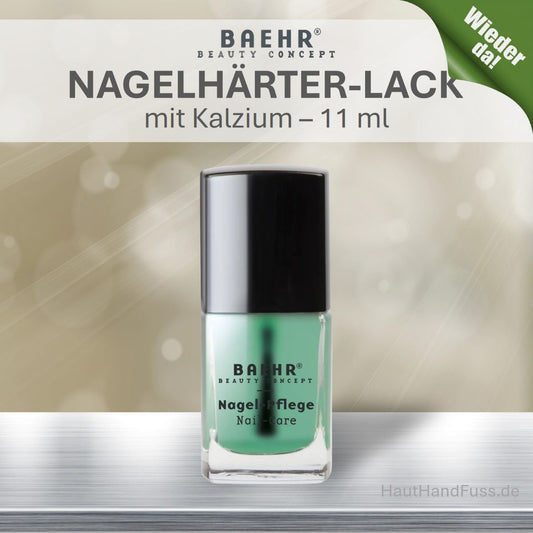 Nagelhärter-Lack mit Kalzium von BAEHR in verbesserter Qualität bei HautHandFuss.de
