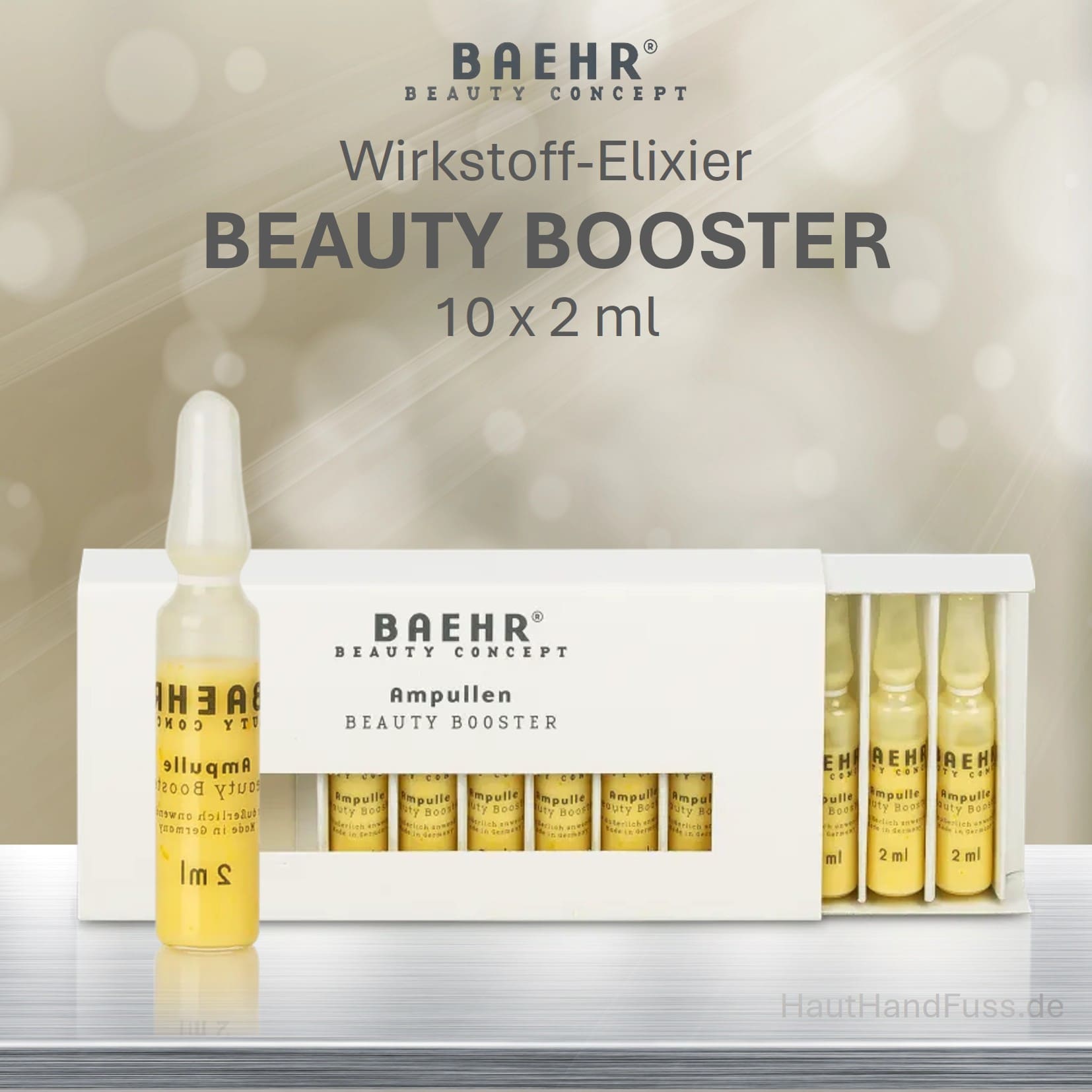 BAEHR Wirkstoff Ampullen "Beauty Booster" 10 x 2 ml bei HautHandFuss.de