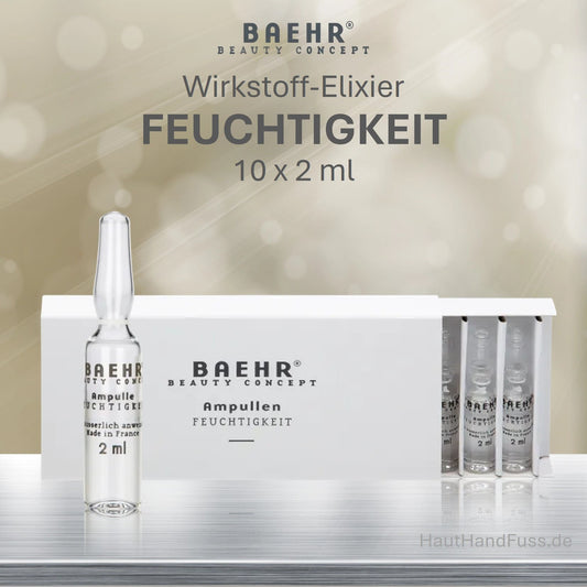 BAEHR Wirkstoff Ampullen "Feuchtigkeit" 10 x 2 ml bei HautHandFuss.de
