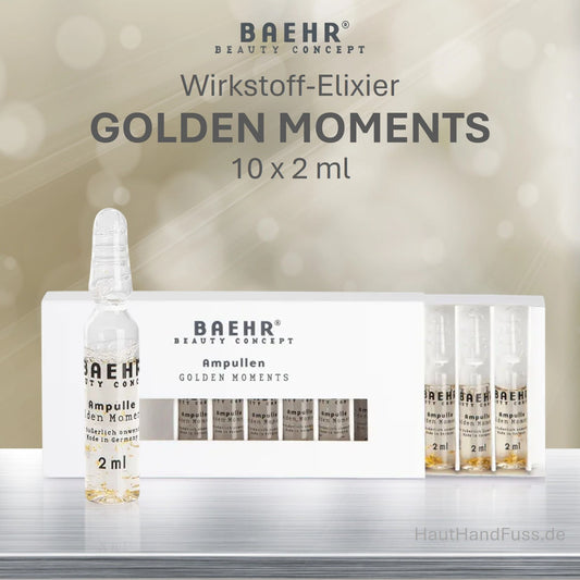 BAEHR Wirkstoff Ampullen "Golden Moments" 10 x 2 ml bei HautHandFuss.de