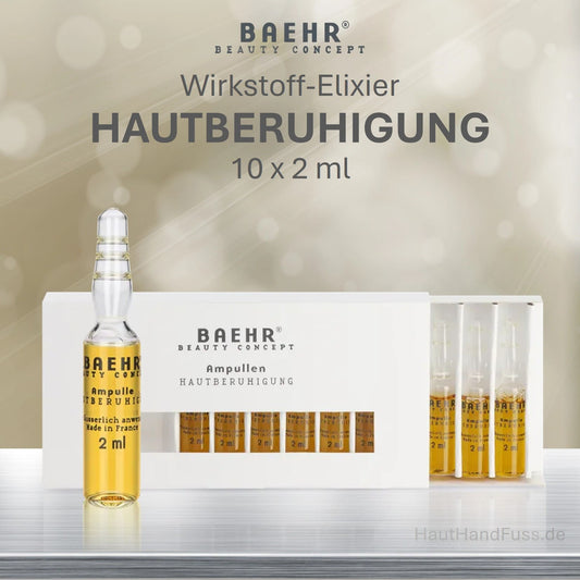 BAEHR Wirkstoff Ampullen "Hautberuhigung" 10 x 2 ml bei HautHandFuss.de