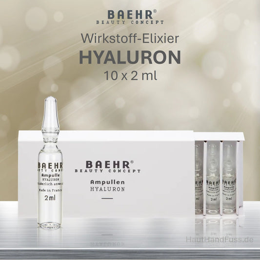 BAEHR Wirkstoff Ampullen "Hyaluron" 10 x 2 ml bei HautHandFuss.de