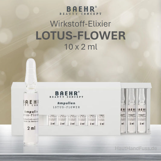 BAEHR Wirkstoff Ampullen "Lotus Flower" 10 x 2 ml bei HautHandFuss.de