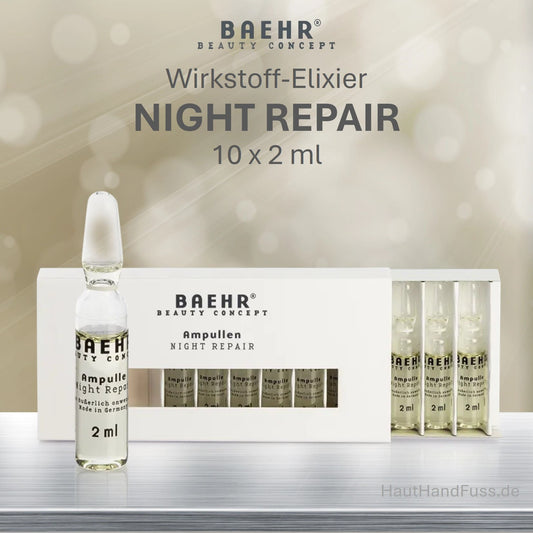 BAEHR Wirkstoff Ampullen "Night Repair" 10 x 2 ml bei HautHandFuss.de