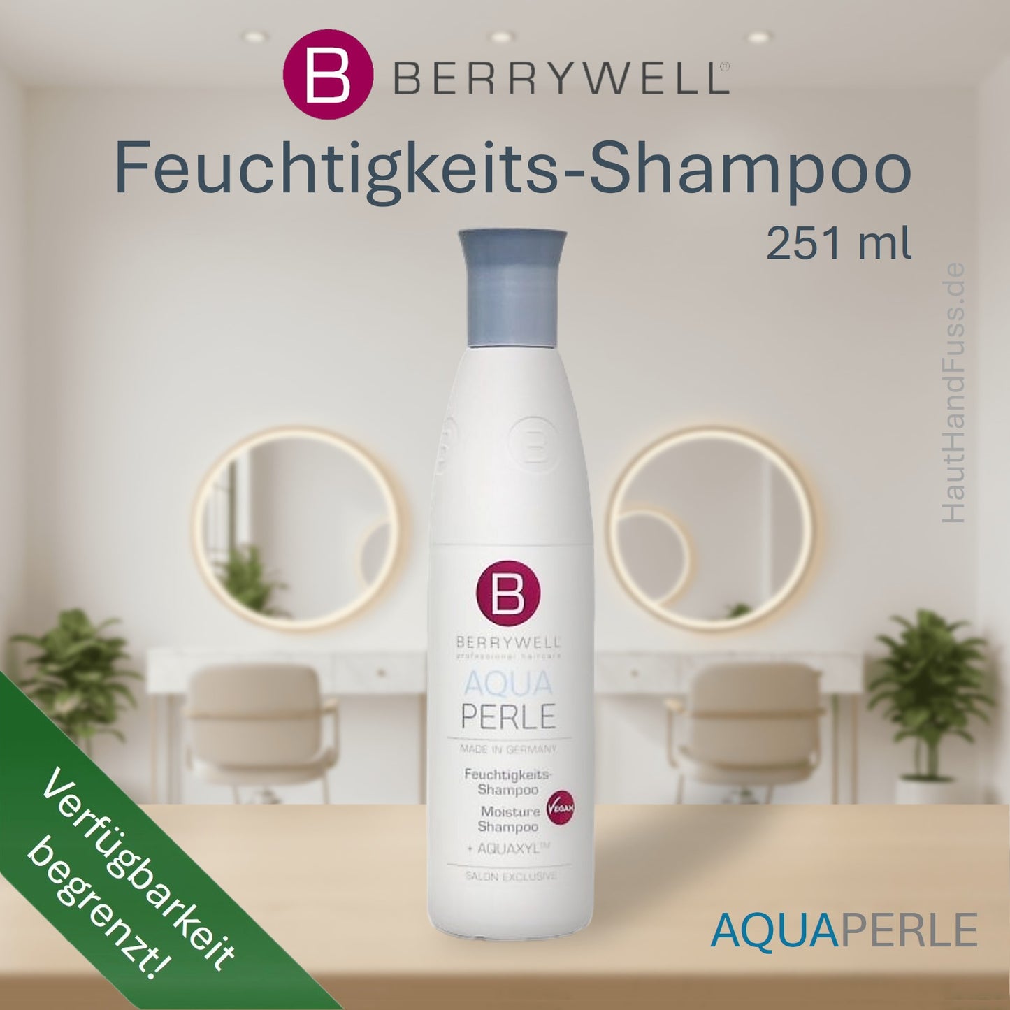 Berrywell AquaPerle Feuchtogkeits-Shampoo bei HautHandFuss.de