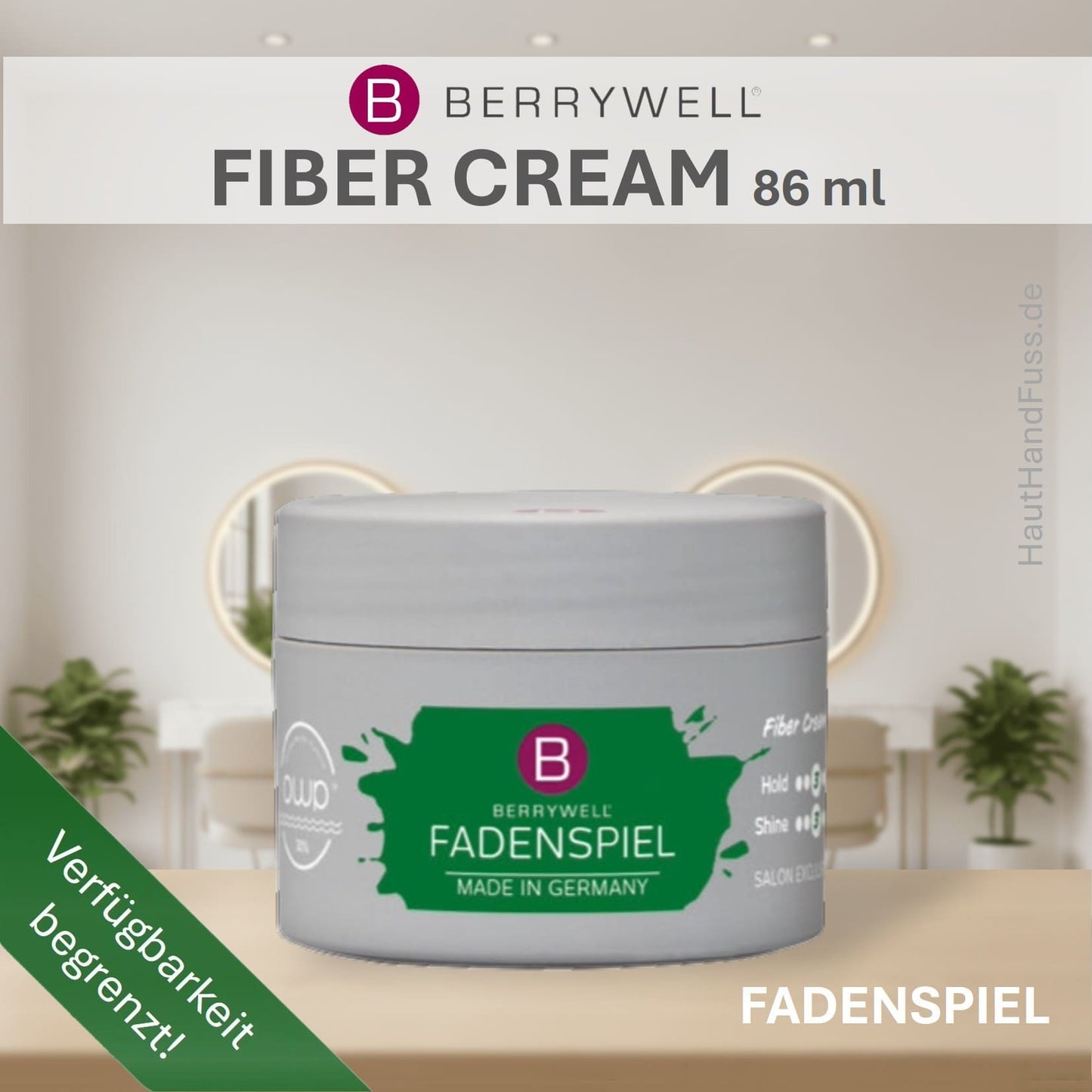 Berrywell Fadenspiel "Fiber Cream" - 86 ml bei HautHandFuss.de