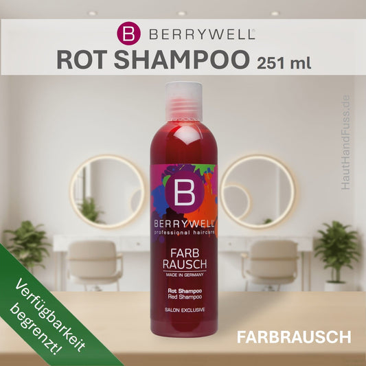 Berrywell Farbrausch Shampoo rot 251 ml bei HautHandFuss.de