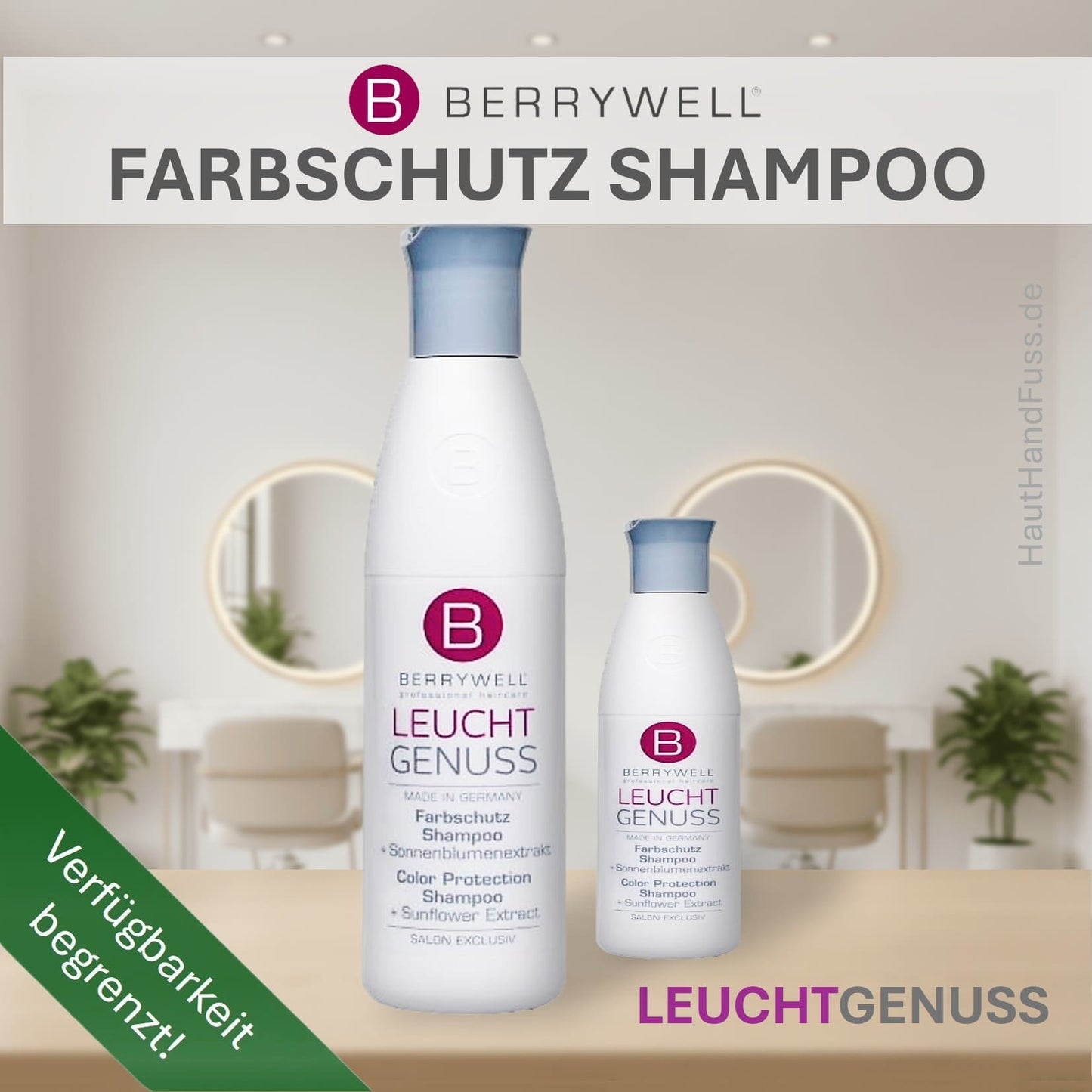Berrywell Leuchtgenuss Farbschutz Shampoo bei HautHandFuss.de