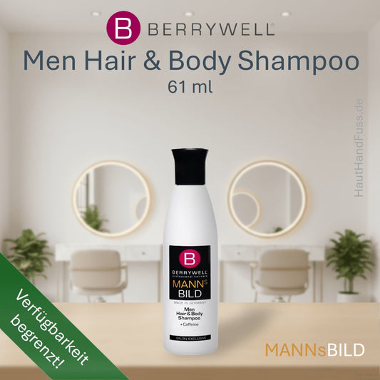 Berrywell MannsBild Men Hair & Body Shampoo 61 ml bei HautHandFuss.de