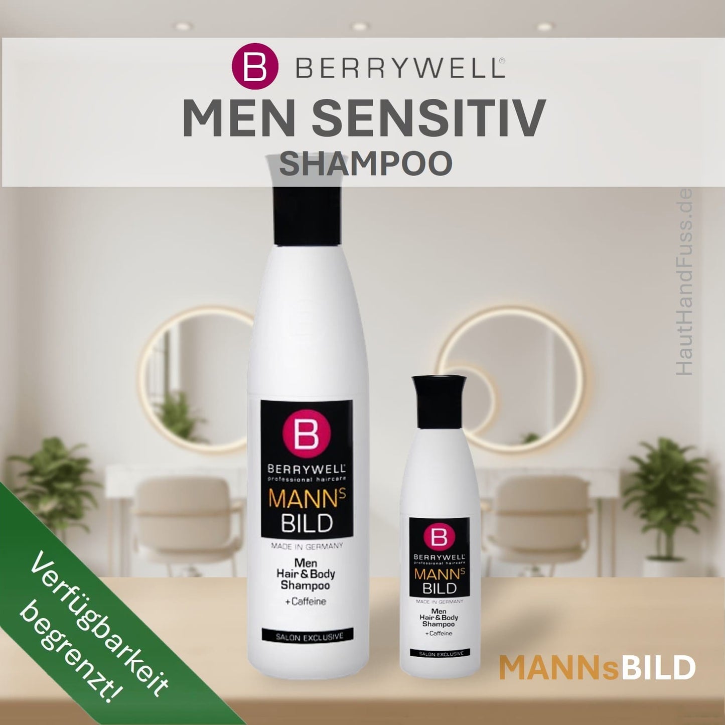 Berrywell MannsBild Men Hair & Body Shampoo bei HautHandFuss.de