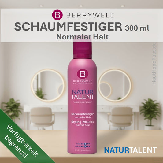 Berrywell Naturtalent "Schaumfestiger, normaler Halt" - 300 ml bei HautHandFuss.de