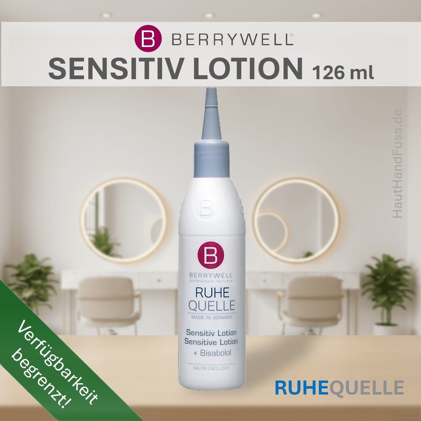 Berrywell Ruhequelle Sensitiv Lotion 126 ml bei HautHandFuss.de
