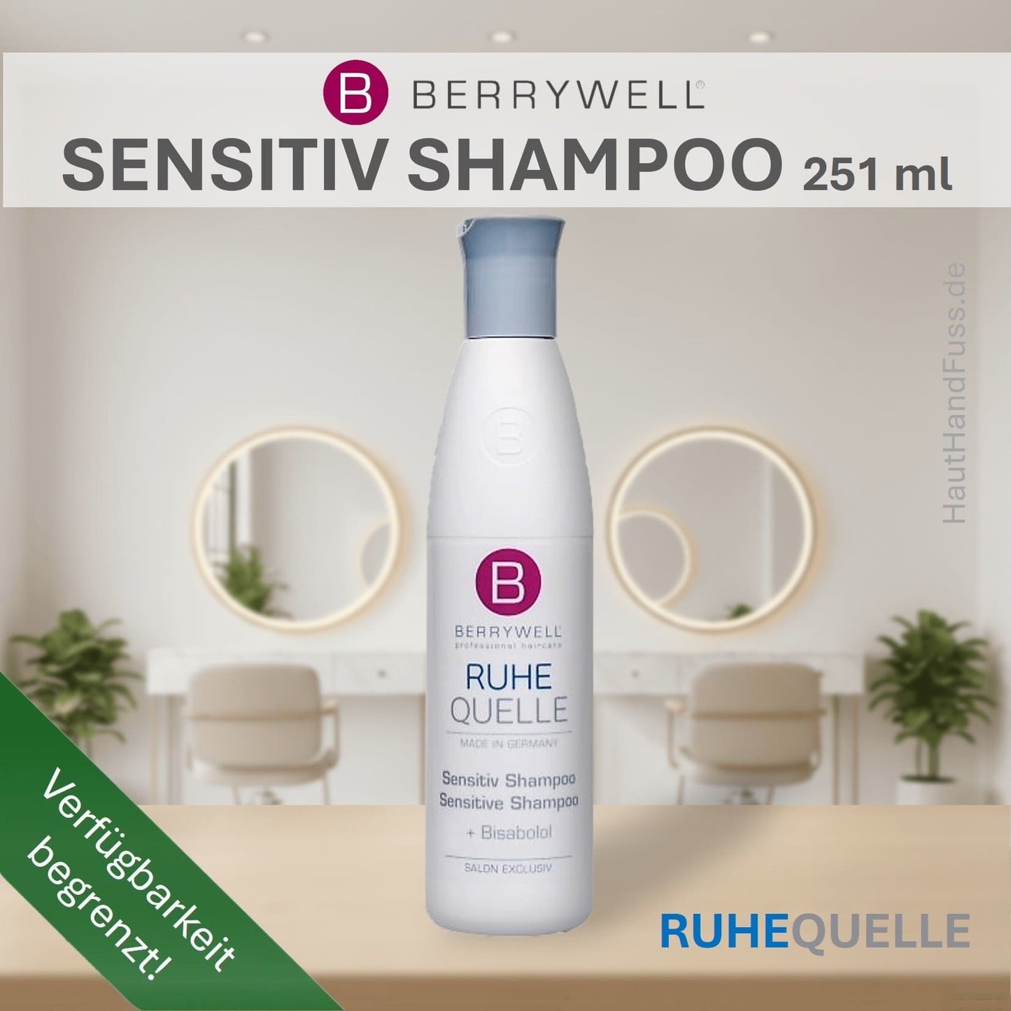 Berrywell Ruhequelle Sensitiv Shampoo 251 ml bei HautHandFuss.de