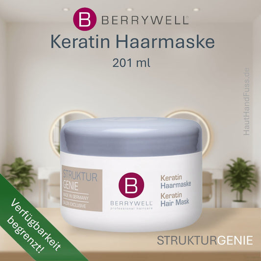 Berrywell Strukturgenie Keratin Haarmaske 201 ml bei HautHandFuss.de