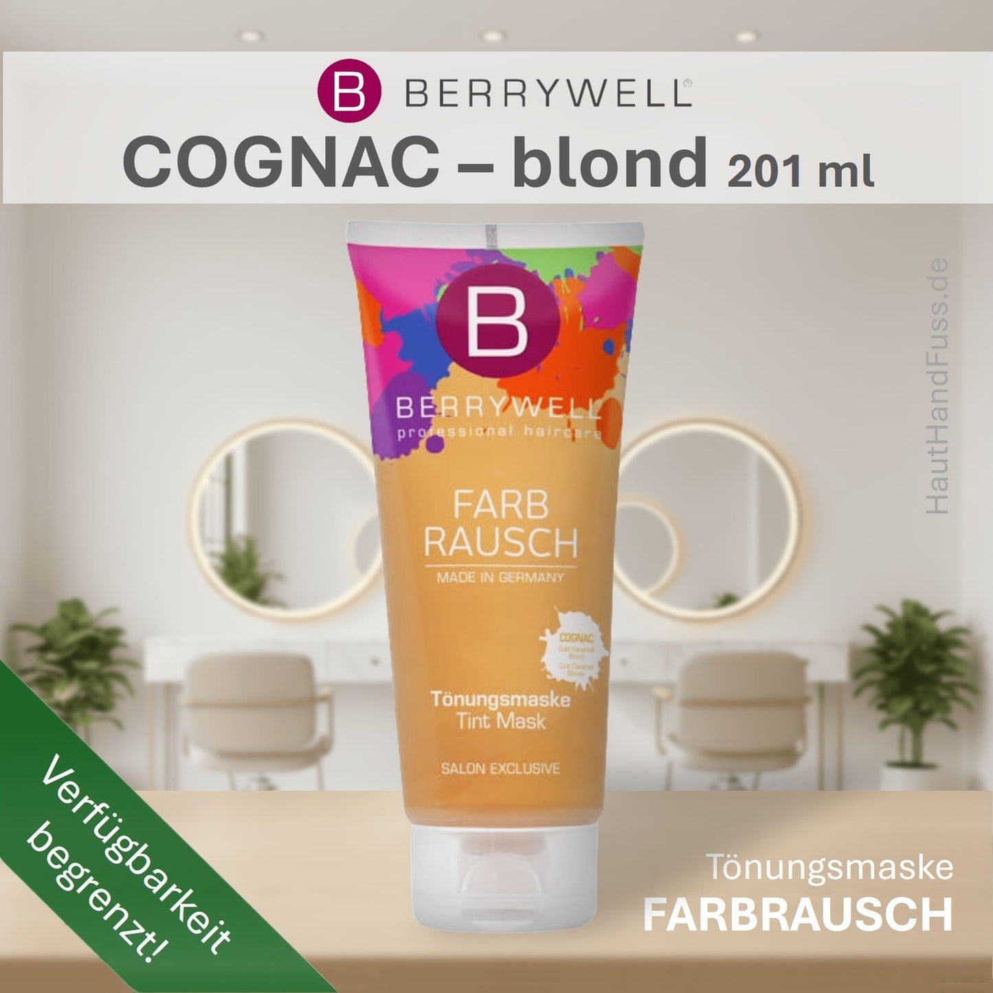 Berrywell Farbrausch "Cognac"gold-braun bei HautHandFuss.de