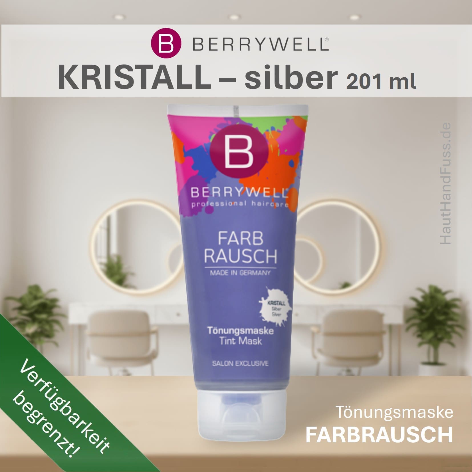 Berrywell Farbrausch "Kristall" silber bei HautHandFuss.de