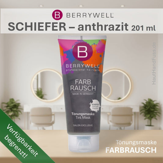 Berrywell Farbrausch "Schiefer" anthrazit bei HautHandFuss.de